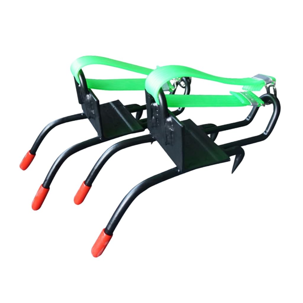 HASTHIP Tree Climbing Gear with Stretchy Fastening Foot Straps, Heavy Duty Stainless Steel Thicken Foot Buckle, Adjustable Tree Climbing Foot Buckle, Climbing Gear for Fruit Picking HASTHIP Tree Climbing Gear with Stretchy Fastening Foot Straps, Heavy Duty Stainless Steel Thicken Foot Buckle, Adjustable Tree Climbing Foot Buckle, Climbing Gear for Fruit Picking